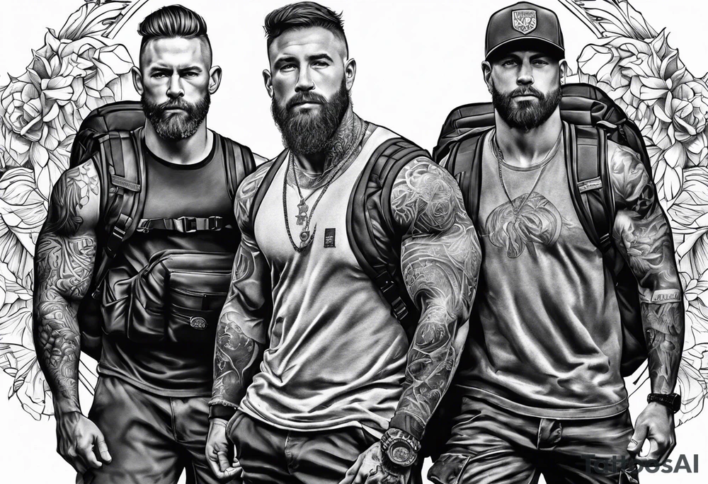 Rucking, brotherhood, fitness, GrowRuck tattoo idea