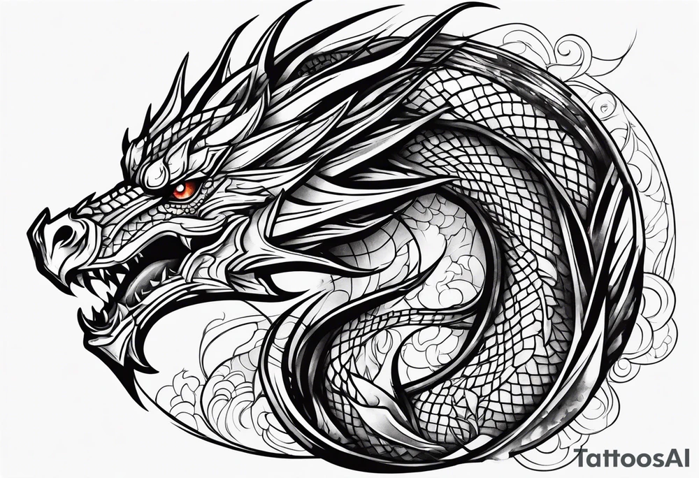 Dragon tattoo idea