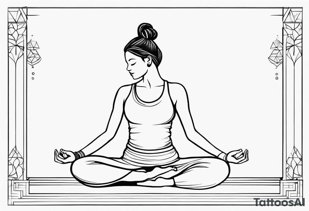 yoga tattoo idea
