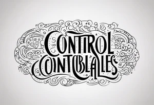 Control Your Controllables tattoo idea