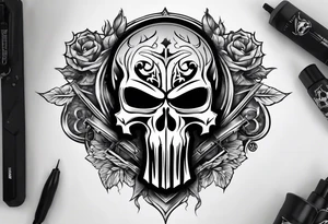 punisher tattoo idea