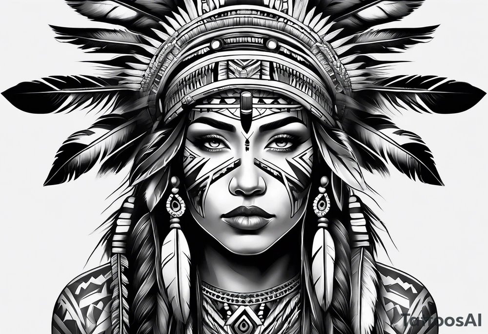 native american tattoo idea