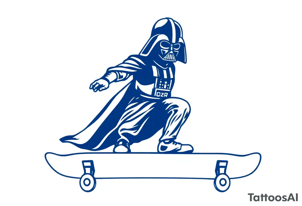 blue Skateboarding TALL Darth Vader
WORDS in star wars font "Darth Carter"
12/29/88-01/06/24 tattoo idea
