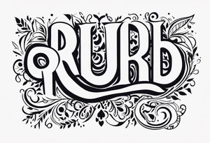 R u b y  🐾 tattoo idea