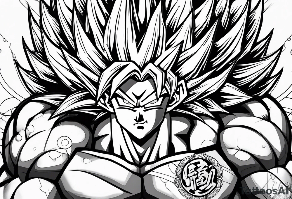 dragonball z tattoo idea