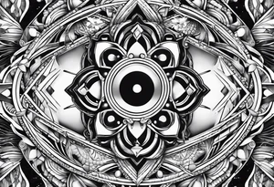 DMT molecule structure 11 tattoo idea