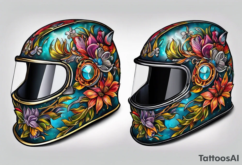 Welding helmet tattoo idea