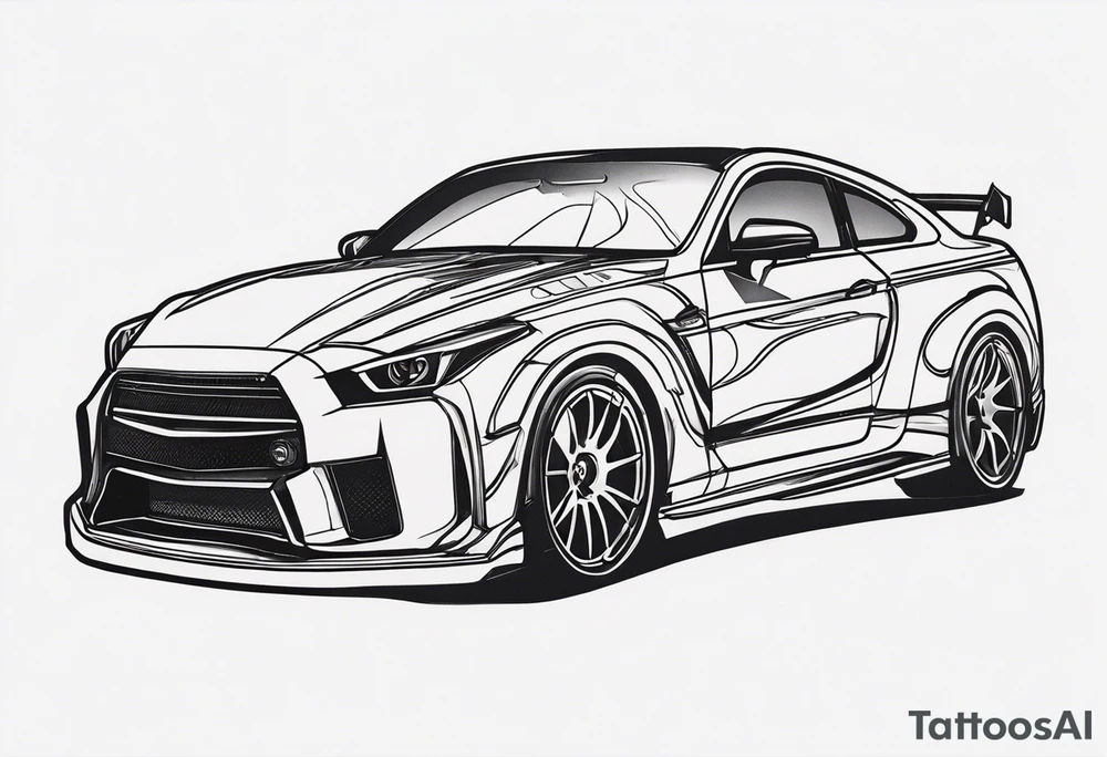 car tattoo idea