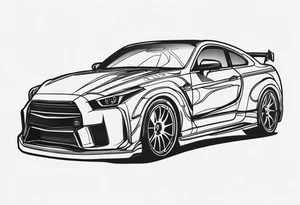 car tattoo idea