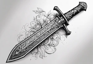 Sword tattoo idea
