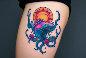 Scary deep sea tattoo idea