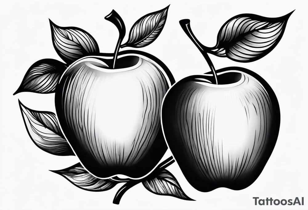Apple tattoo idea