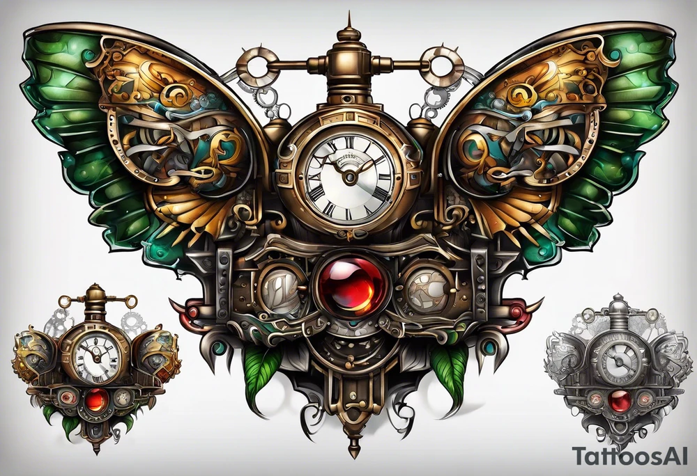 Steampunk tattoo idea