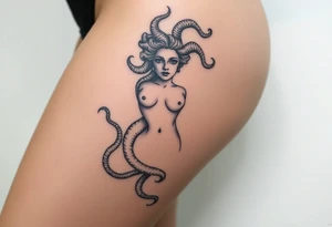 medusa greek goddess tattoo idea