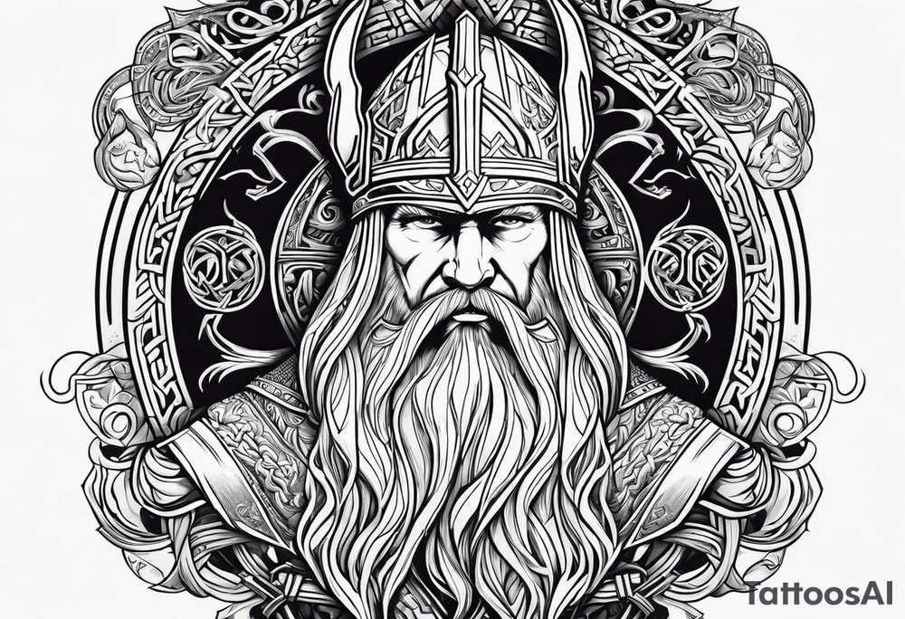 Viking, thor, odin, norse god, viking language, powerfull, war tattoo idea