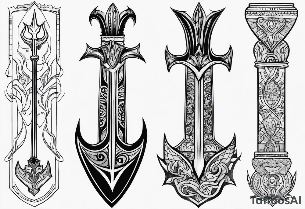trident tattoo idea