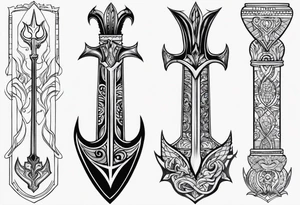 trident tattoo idea