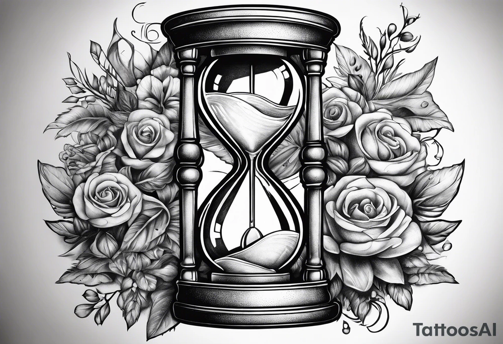 Hourglass tattoo idea