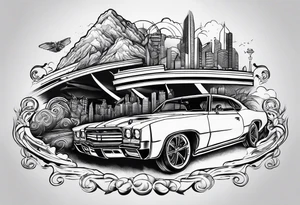 Parting of ways tattoo idea