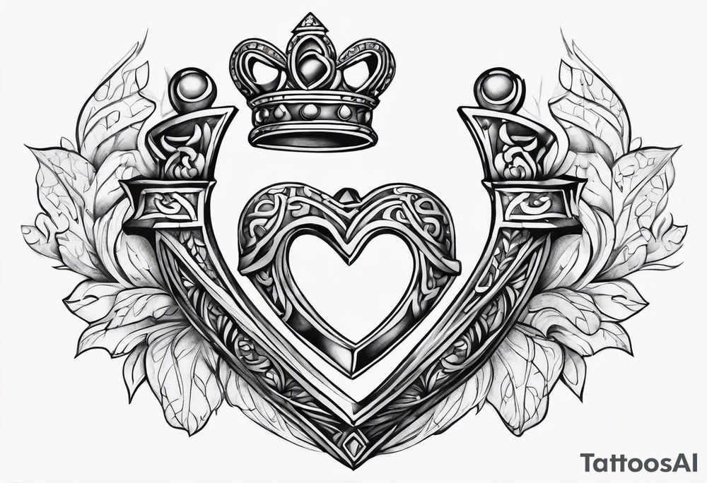 Irish claddagh tattoo idea