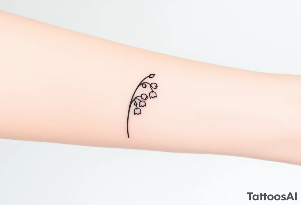 Lily of the valley tattoo idea