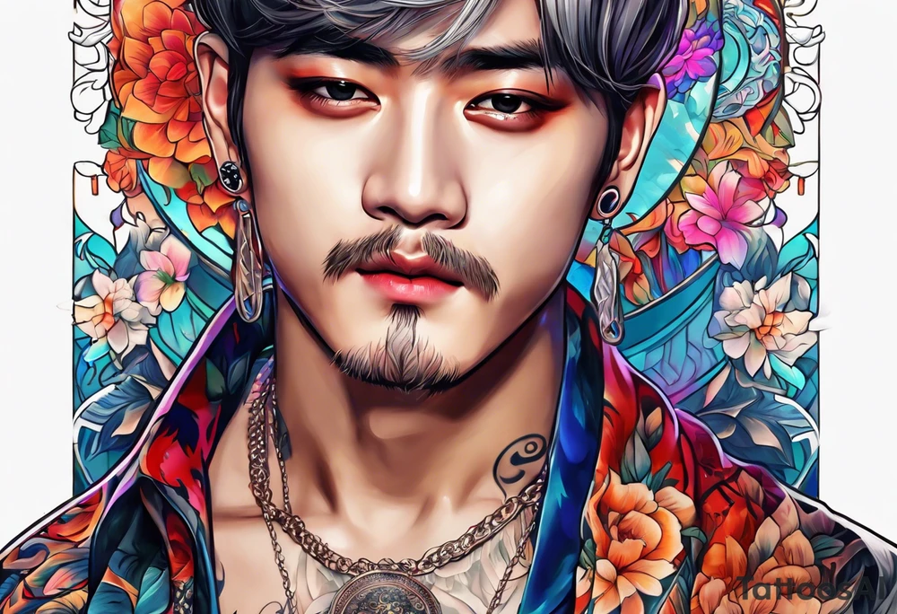 Kim Taehyung tattoo idea