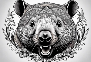 wombat tattoo idea