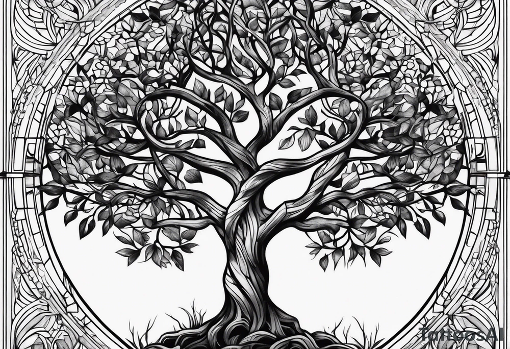 tree of life tattoo idea