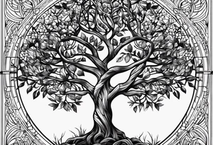tree of life tattoo idea