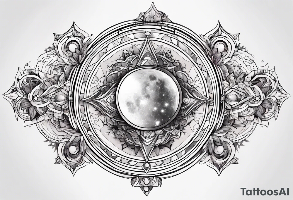 Celestial tattoo idea
