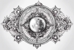 Celestial tattoo idea