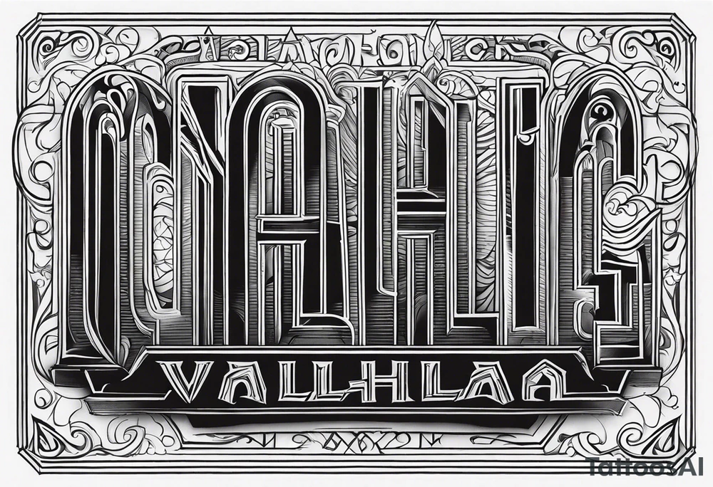 Valhalla 
 steps tattoo idea