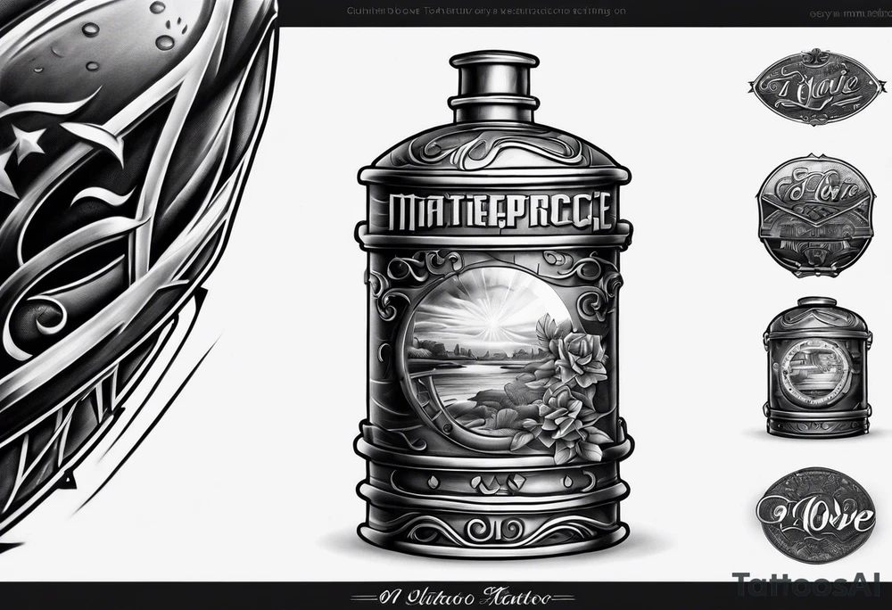 Gas tank Love tattoo idea