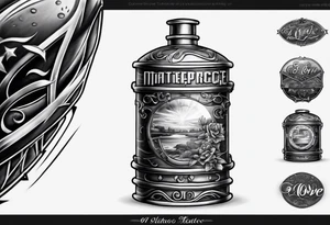 Gas tank Love tattoo idea