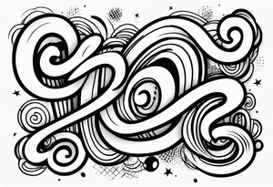 Dollar signs tattoo idea
