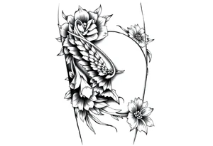 Thigh tattoo that wraps around tattoo idea