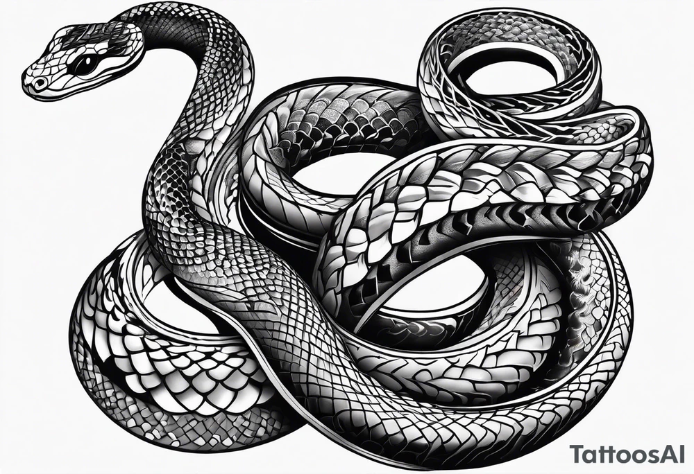little snake tattoo idea