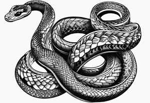 little snake tattoo idea