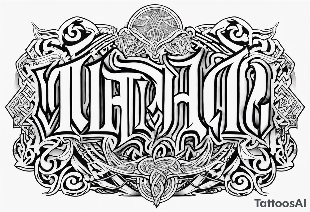 Valhalla viking gods tattoo idea