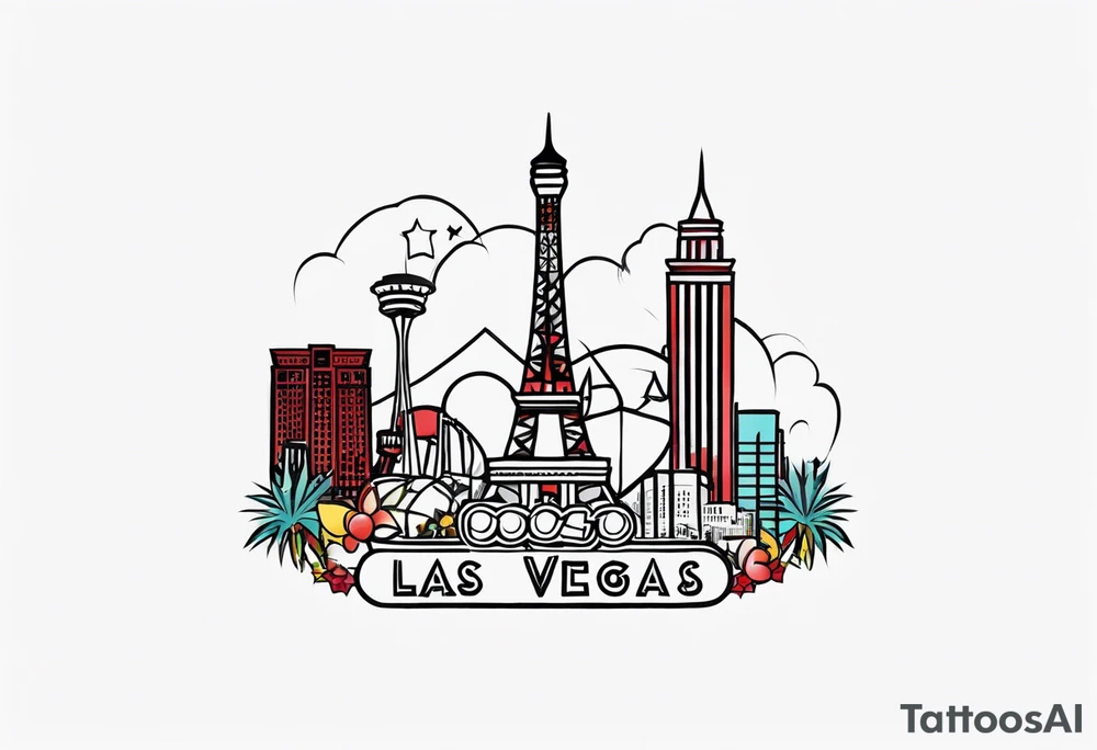 Las Vegas tattoo idea
