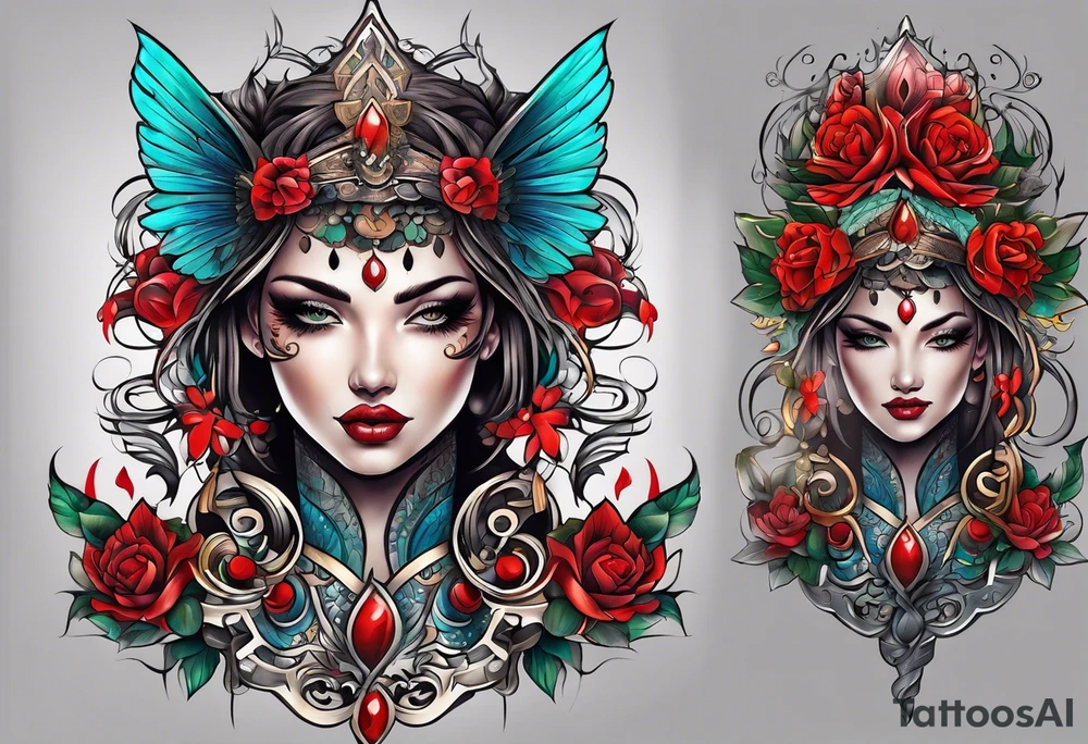 Full back tattoo body tattoo idea