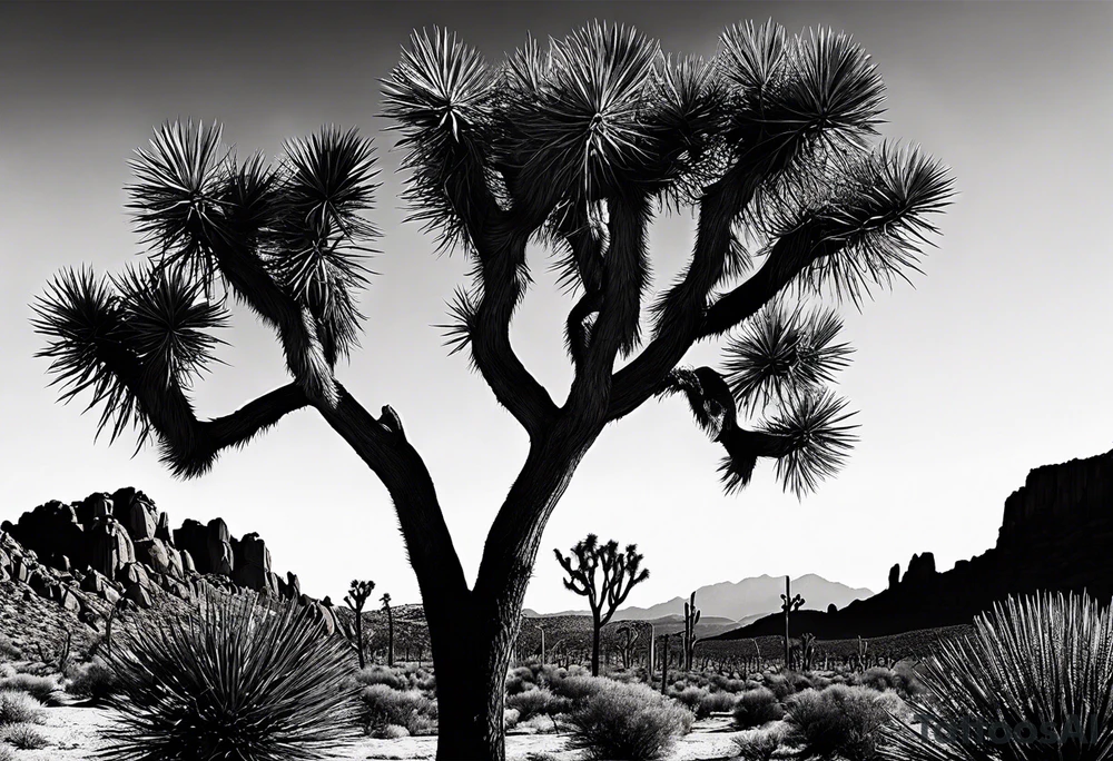 Y’all Joshua trees tattoo idea