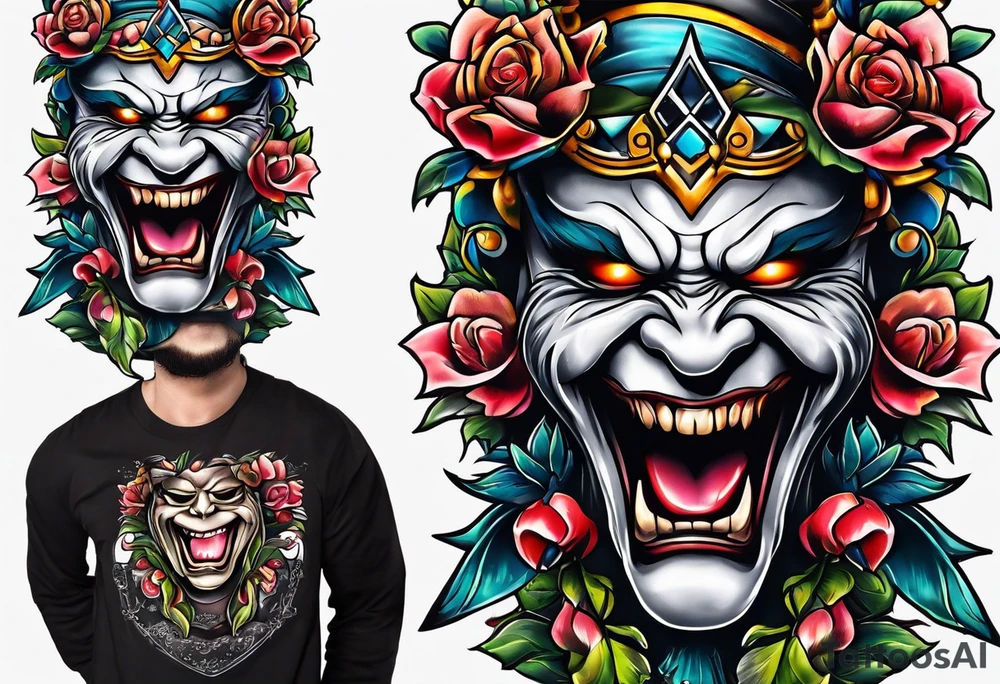 killer joke tattoo idea