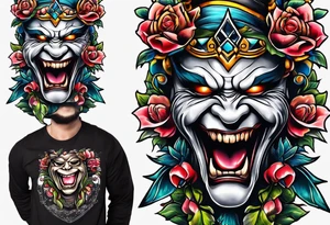 killer joke tattoo idea