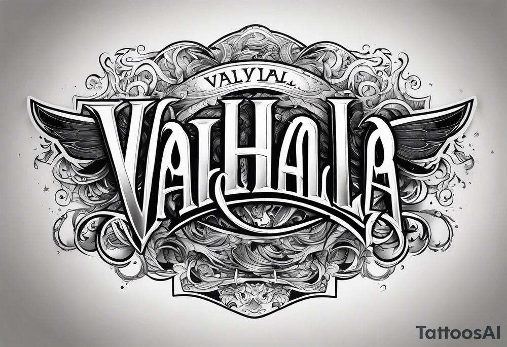 Valhalla mist tattoo idea