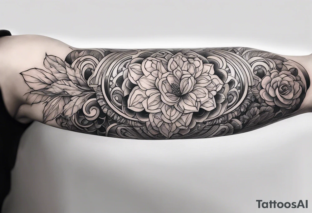 Horizontal long thin inner arm tattoo tattoo idea