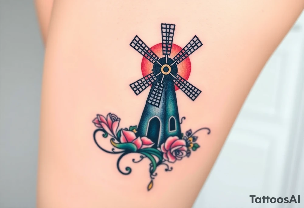 Windmill tattoo idea