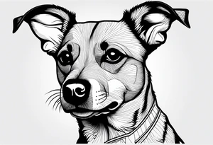 lab pit mix dog head
Lab heeler dog head
Chihuahua dog head tattoo idea