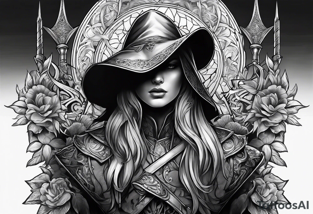 Wizardry, Weapons, Fantasy tattoo idea