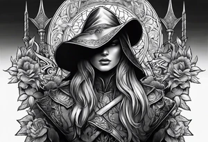 Wizardry, Weapons, Fantasy tattoo idea